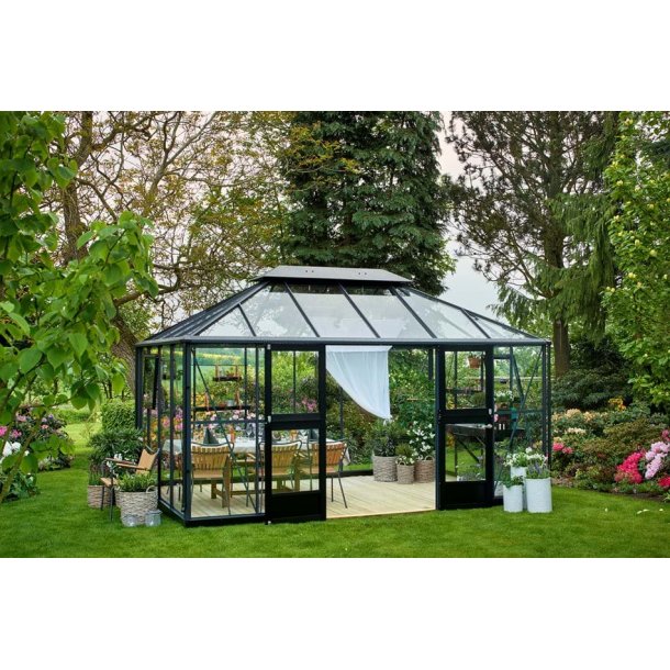 Grand Oase 13,0 m antracit m/ 3 mm hrdet glas