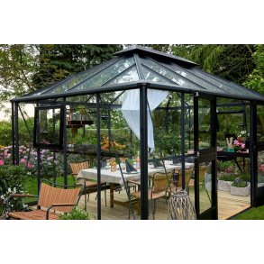 Grand Oase 13,0 m antracit m/ 3 mm hrdet glas