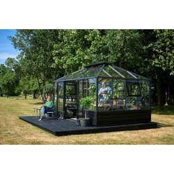 Grand Oase 13,0 m antracit m/ 3 mm hrdet glas - murmodel