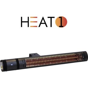 HEAT1 ECO HIGH-LINE TERRASSEVARMER SORT 2000W