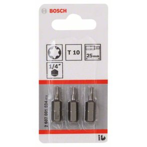 BOSCH BITS TORX10 3-STK