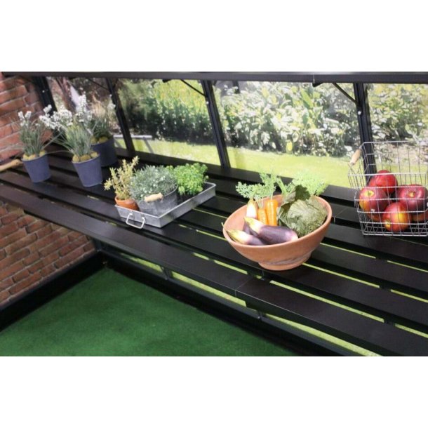 Lamelbord til Grand Oase 18,8 m&sup2; - 504 x 74 cm - sort