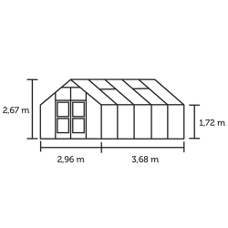 Premium 10,9 m&sup2; m/ 10 mm poly
