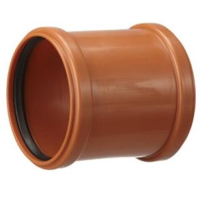 200MM PVC-KLOAKRRS DOBBELT STIKMUFFE