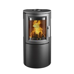 Varde Lyon Air Stl sort inkl. stbejernstop - med sideglas