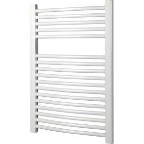 HÅNDKLÆDETØRRER BUET HVID