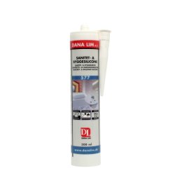 DANA Sanitet- &amp; Byggesilicone 447 Hvid