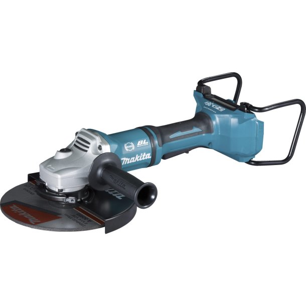 Makita VINKELSLIBER 2X18V DGA900ZX1 U/ AKKU &amp; LADER