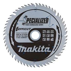 MAKITA KLINGE TCT 56T EFFICUT B-57320 20MM HUL   165X1,45MM