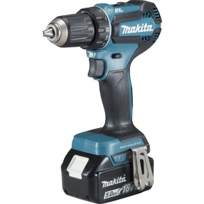 MAKITA BORE-/SKRUEMASKINE 18V DDF485RTJ M/2XAKKU & LADER