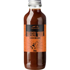 TRAEGER QUE BBQ SAUCE 450 ML.