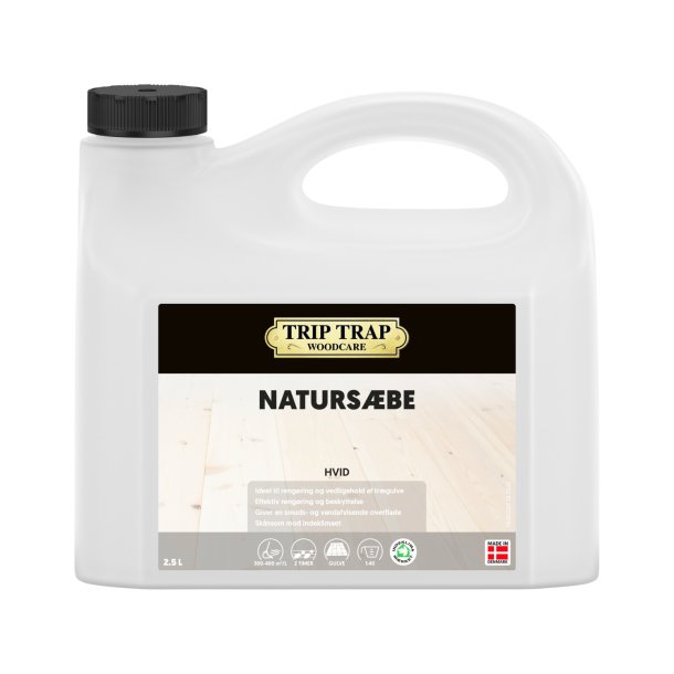 TRIP TRAP NATURSBE HVID 2,5LT