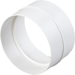 DUKA SAMLEMUFFE HVID    100MM