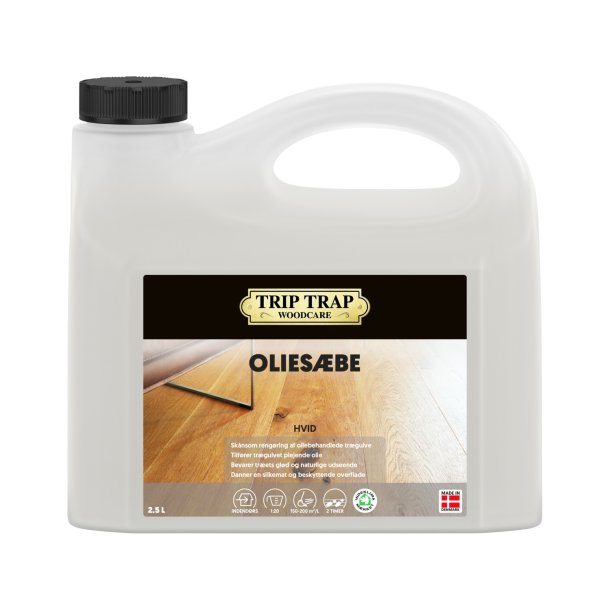 TRIP TRAP OLIESÆBE HVID  2,5LT