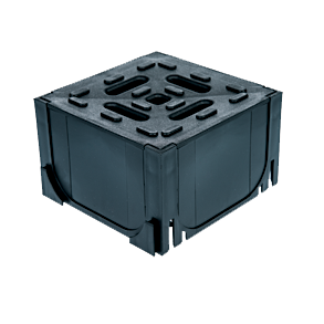 Hjrnestykke I Sort Plast