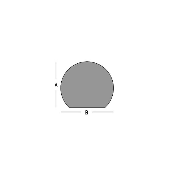 Stlgulvplade - 2 mm cirkel afskret