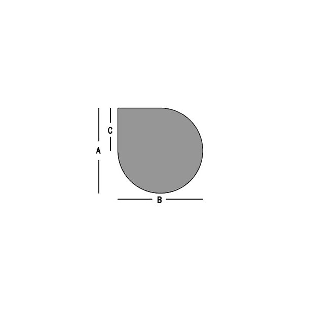 Stlgulvplade - 2 mm Drbeform