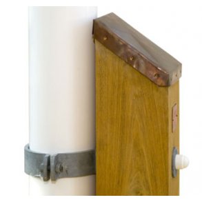 Flagstangssokkel i Egetr Lux