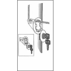 Dano Mast i fiber med indvendig line og ngle