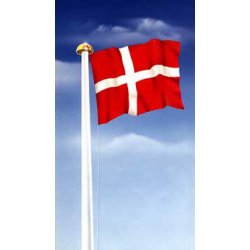 Dano Mast i fiber med fortovsbeslag