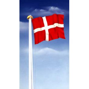 Dano Mast i fiber med fortovsbeslag