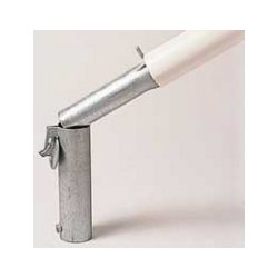 Dano Mast i fiber med fortovsbeslag