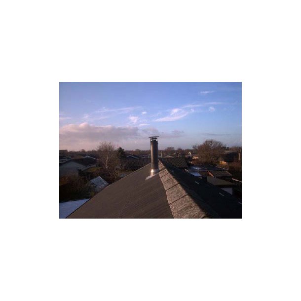 Skorstenspakke Termatech Stlskorsten komplet 3,5 m til Eternit eller tegl