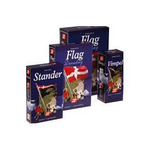 Dannebrog flag i mange strrelser