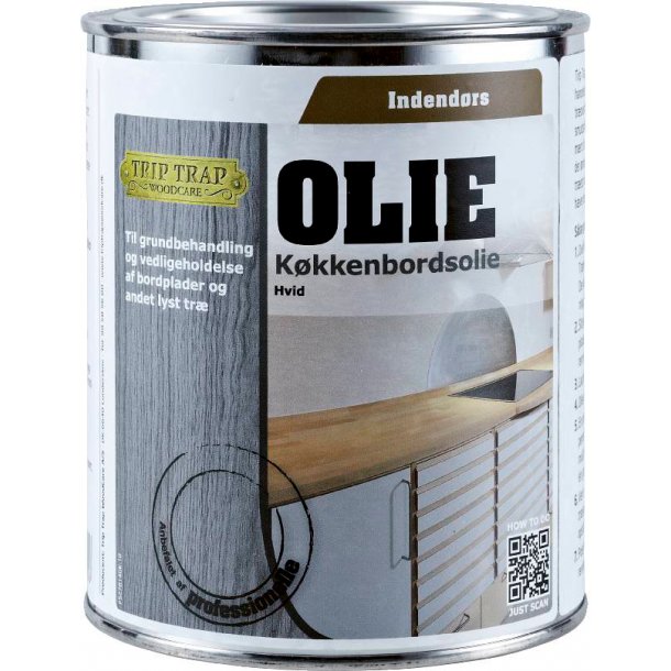 TRIP TRAP K&#216;KKENBORDSOLIE HVID